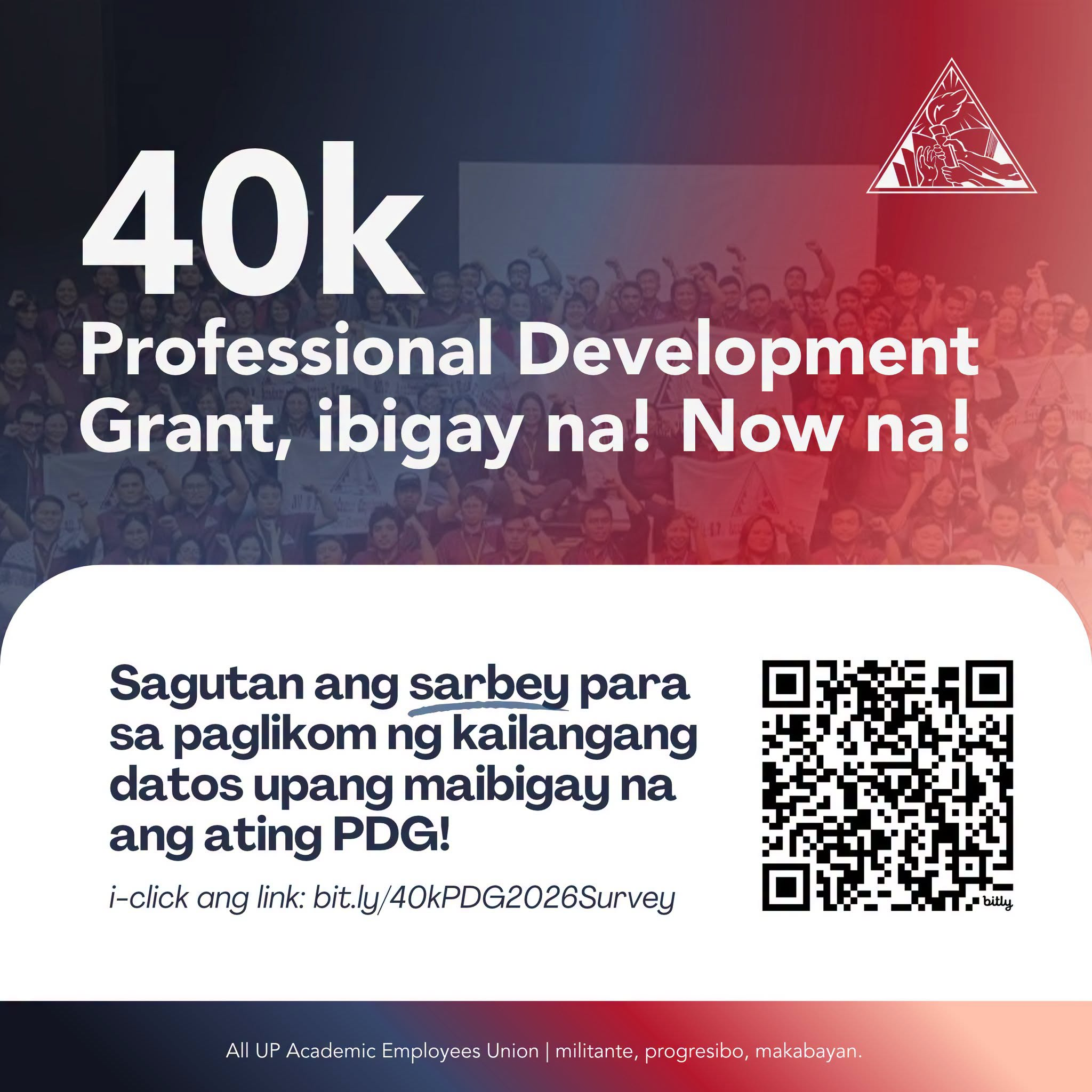40k PDG, ibigay na!